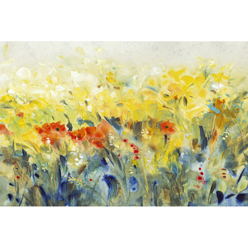 Flowers Sway II by Tim OToole - Wrapped Canvas Print, 30cm H x 46cm W