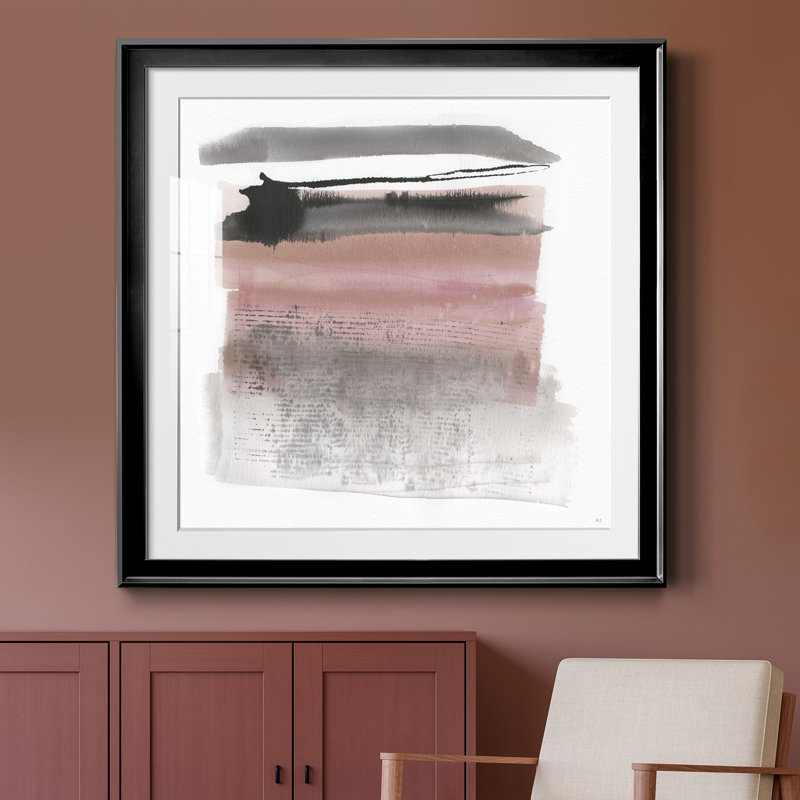 Sundown Turnwood II - peinture encadrée, Papier encadré noir, H 26,5 po x l 26,5 po x P 1,5 po