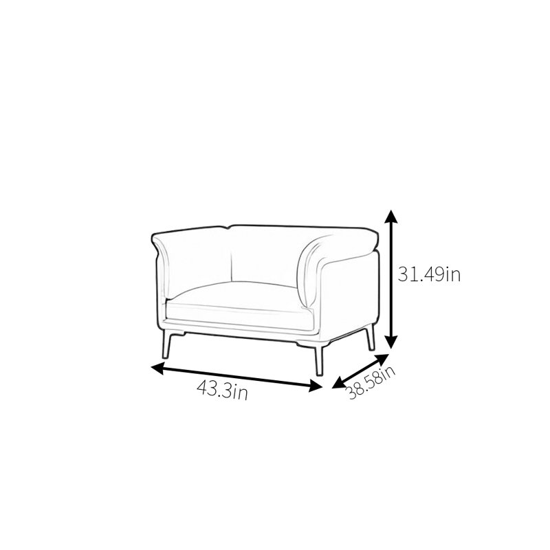 Nordic Retro In Line Sofa