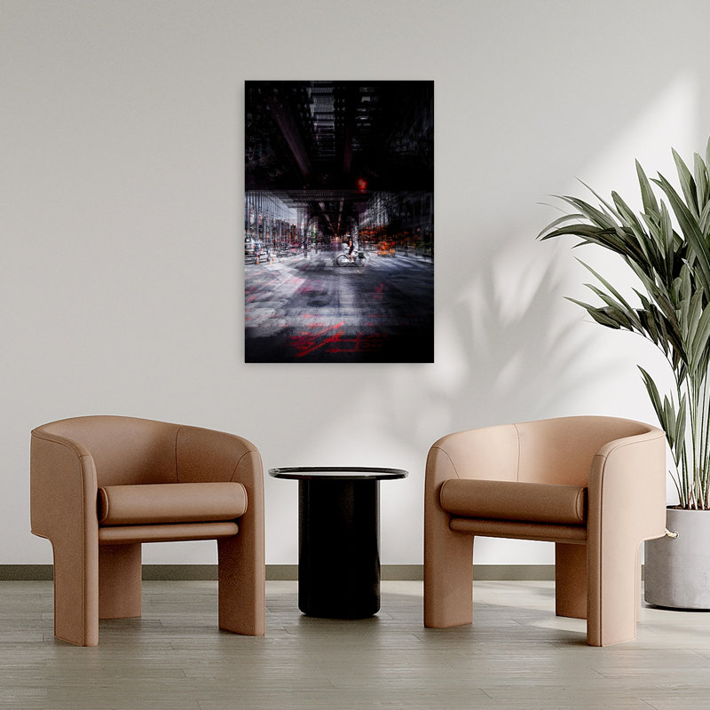 Art contemporain sur les rues de Chicago, architecture contemporaine, H 36 po x l 24 po