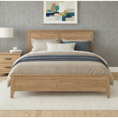 Platform Bed with Sturdy Wooden Slats