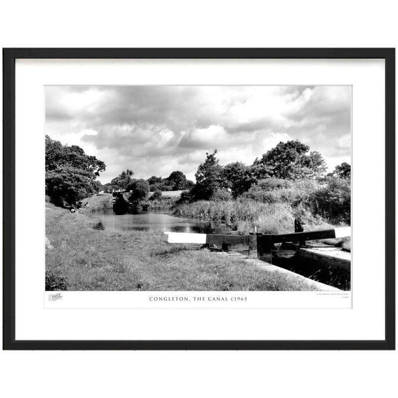 Congleton, The Canal C1965 by Francis Frith - Single Picture Frame Print, 45cm H x 60cm W x 2.3cm D