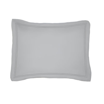400TC Luxurious Double Embroidery Sateen Cotton Pillow Sham