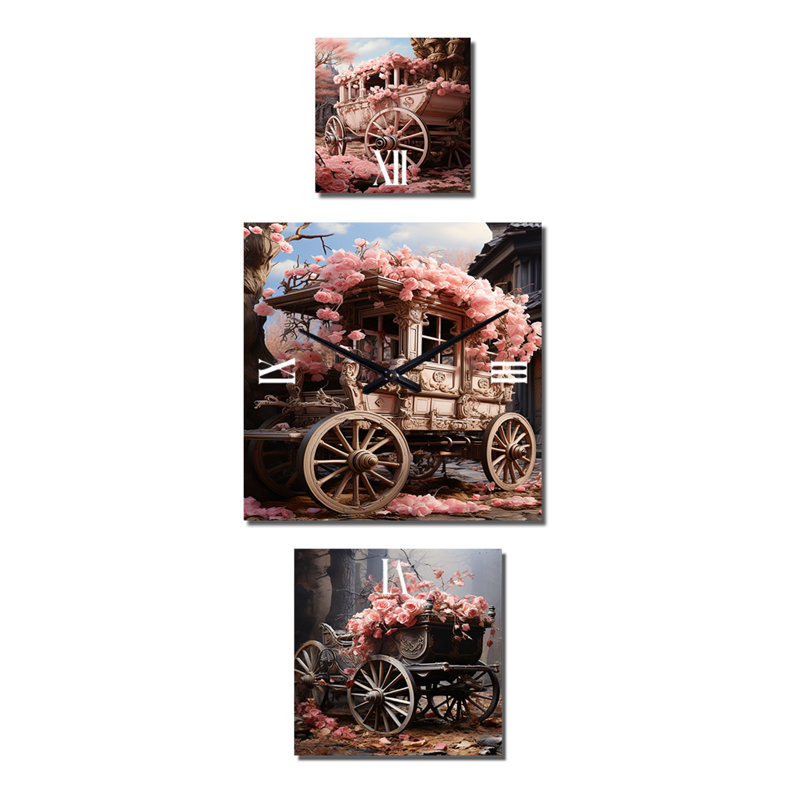 Joelynn Metal Wall Clock