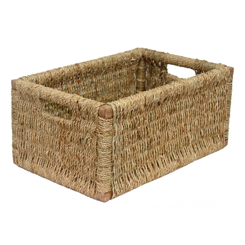 Wicker Seagrass Storage Basket, Large