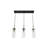 Caulford 3-Light Island Light - Black