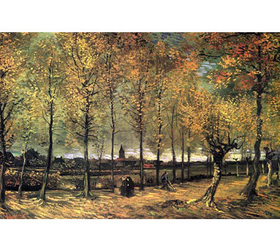 " Lane With Poplars " by Vincent Van Gogh