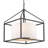 Hodder 5 - Light Steel Dimmable Lantern Square Chandelier