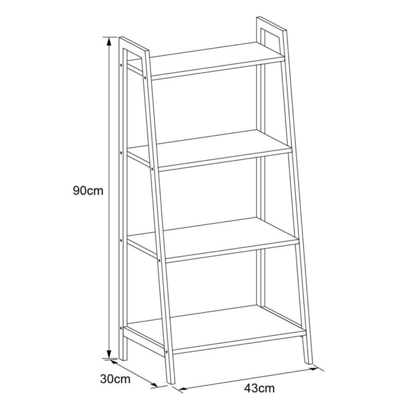 Annaliyah 43cm W Metal Shelving Unit