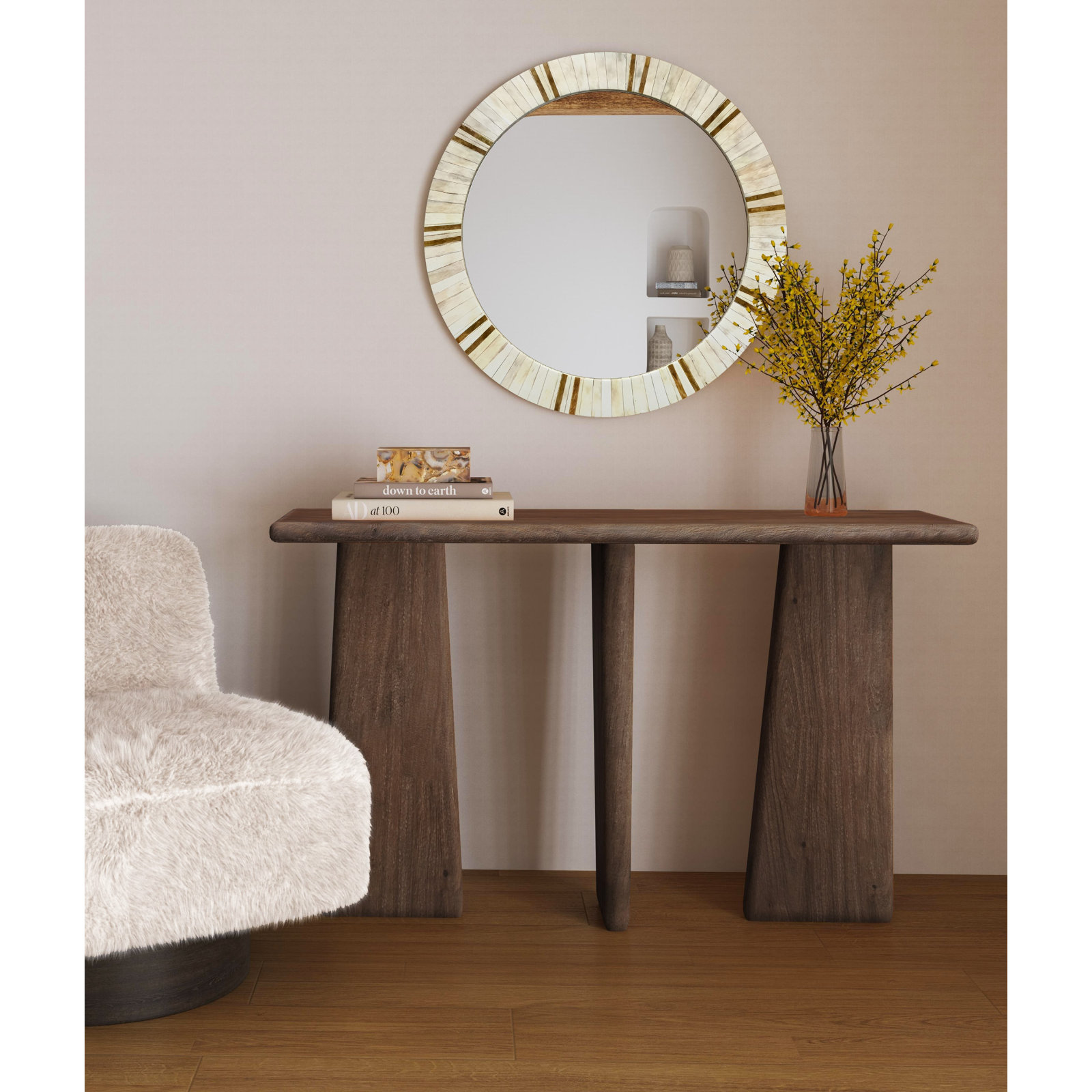 Alsey 51'' Solid Wood Console Table