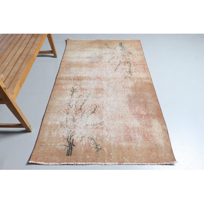 Vintage Turkish Rug with Antique Design - Ideal for Home and Office Decor