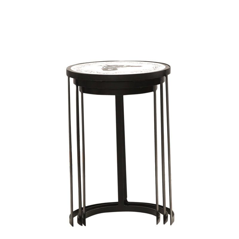 Waterton Printed Characters 3 Piece Nest of Tables