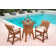 Charrie Round Glass Top Dining Table
