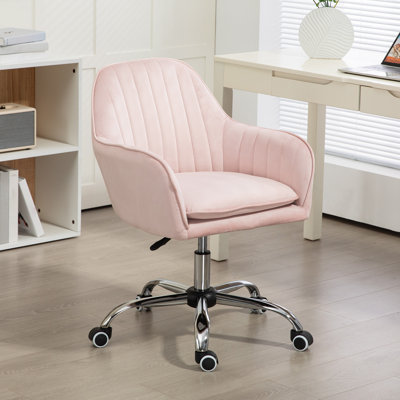 Agamjot Velvet Office Chair