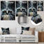 «Midnight Formule Car Race Track II» - art mural en métal-431216485