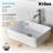 Ceramic Rectangular Vessel Bathroom Sink with Faucet-3955024
