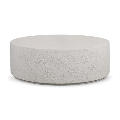 Gala Round Concrete Outdoor Coffee Table , 48 " W 48 " D