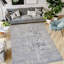 Tapis abstrait bleu / gris Connery-1902295500