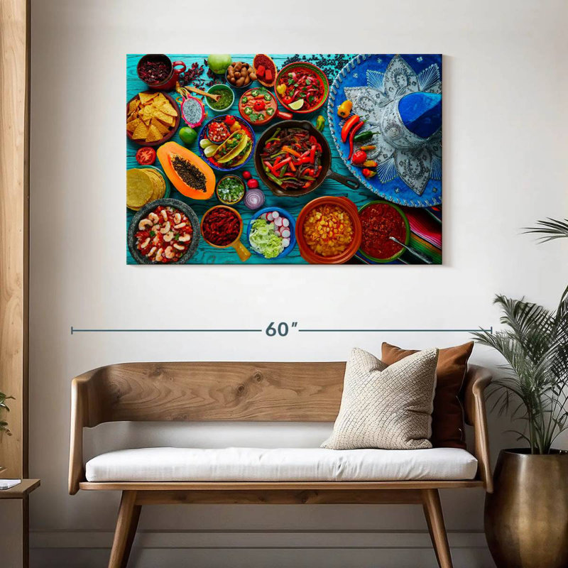 Plats mexicains Yarlin, H 30 po x l 45 po