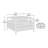 Coffee Table With Spacious Drawer, Black Finish