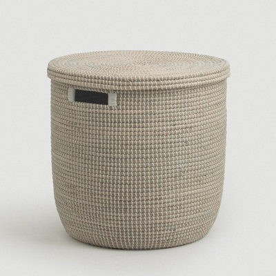 Medina Flat Lid Seagrass Basket - Small