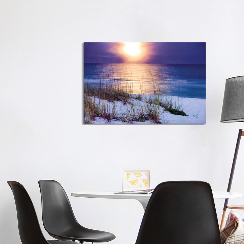 Pensacola Moonrise by Mike Jones - Wrapped Canvas Print, 101.6 cm H x 66.04 cm W x 3.175 cm D