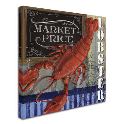 « homard », reproduction d’impression sur toile tendue
