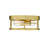 Transitional 2 Light Iron Gold Flush Mount-221549512