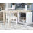 Boca Grande 6 Piece Configurable Writing Desk Office Set with Hutch Bookcase