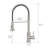 Kitchen Faucet With Pull Down Sprayer Stainless Steel Single Handle Pull Out Spring Sink Faucets-117238323