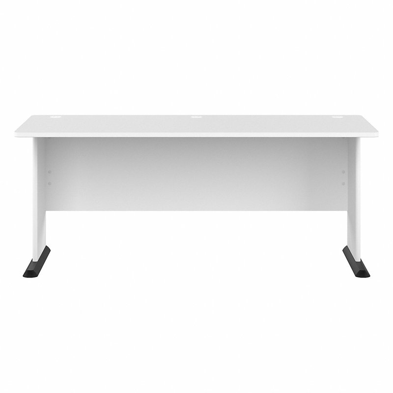 Bureau Studio A, Blanc, H 30 po x l 72 po x P 27 po