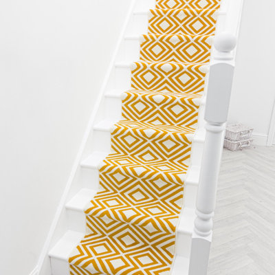 Stair Runner Geometric Area Rug