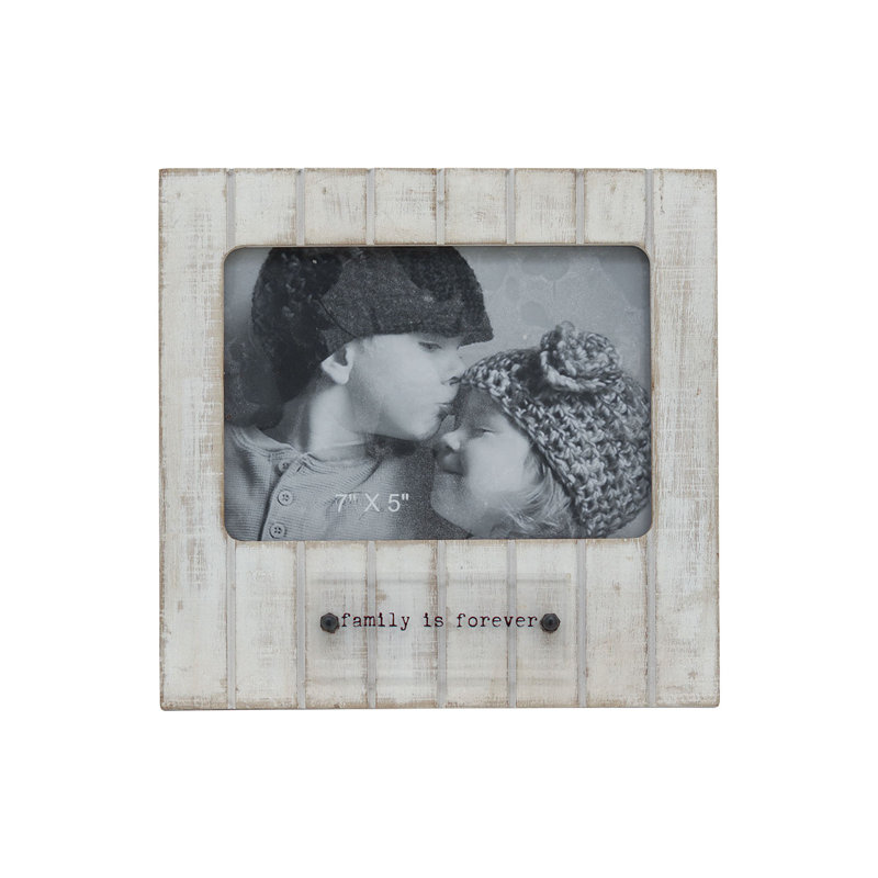 Lobos White Washed Matte Picture Frame