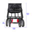 Chariot de plage pliable