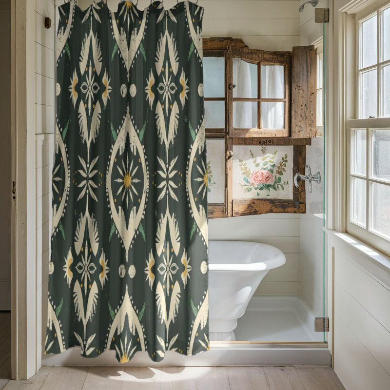 Rideau de douche Boho Imagery - Premium, H 74 po x l 71 po