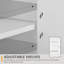 Armoire de cuisine de style campagnard 70,75 po HOMcom
