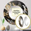 Ellicia Metal Round Mirror