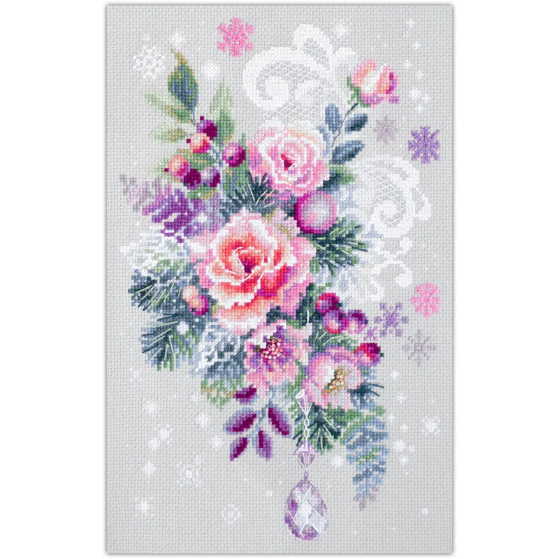  Kit de point de croix compté Winter Fancy 200-248