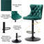 Tabouret de bar pivotant à hauteur réglable Zager-26442941-26442928-61844851