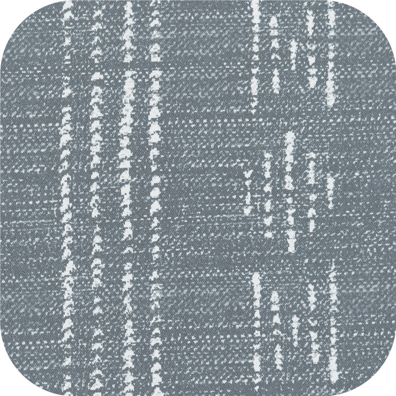Ayani Bohemian Blackout Curtain Panel, White/Gray, 52" W x 84" L