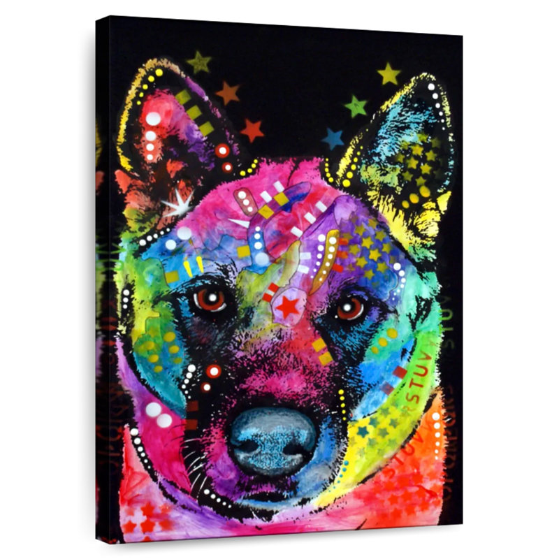 Brampt Akita II, 48" H x 32" W