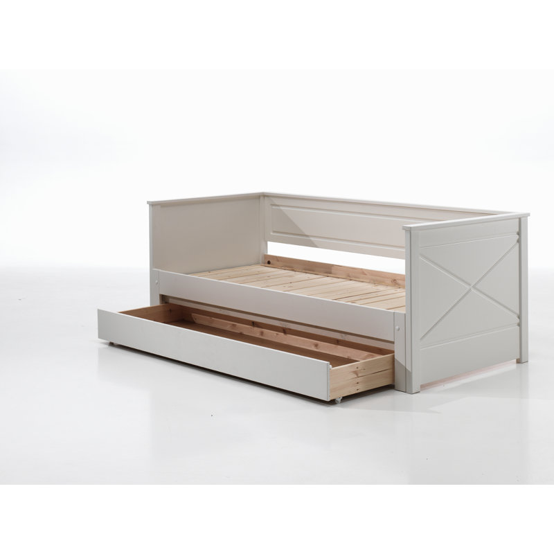 European Single (90 x 200cm) Drawer Standard Bed with Trundle by Vipack