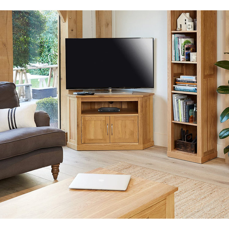 Arlinda Unfinished Corner TV Stand for TVs up to 50"