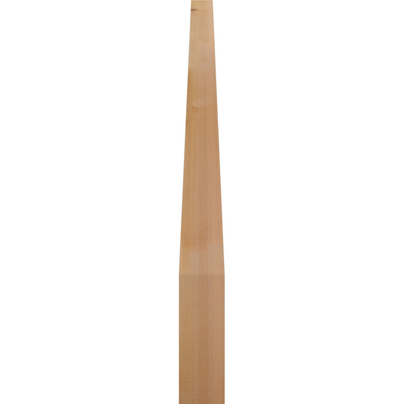 Attelle de genou lisse héritage, l 3 1/2 po x P 44 po x H 44 po, cèdre rouge de l'Ouest, Cèdre rouge de l'Ouest
