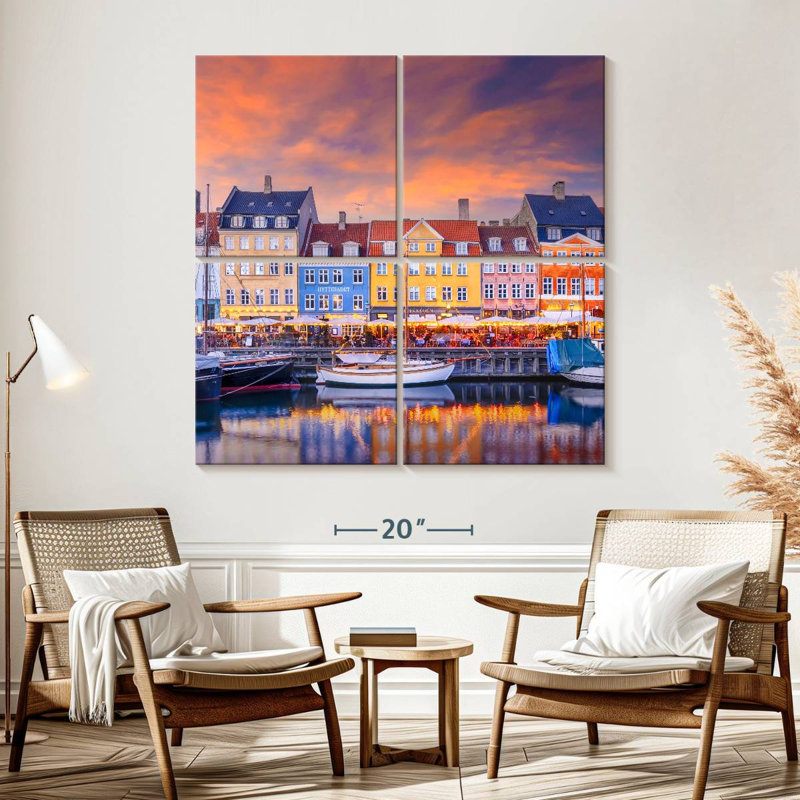 Nicci Copenhagen, soirée charmante à Nyhavn, H 57 po x l 57 po