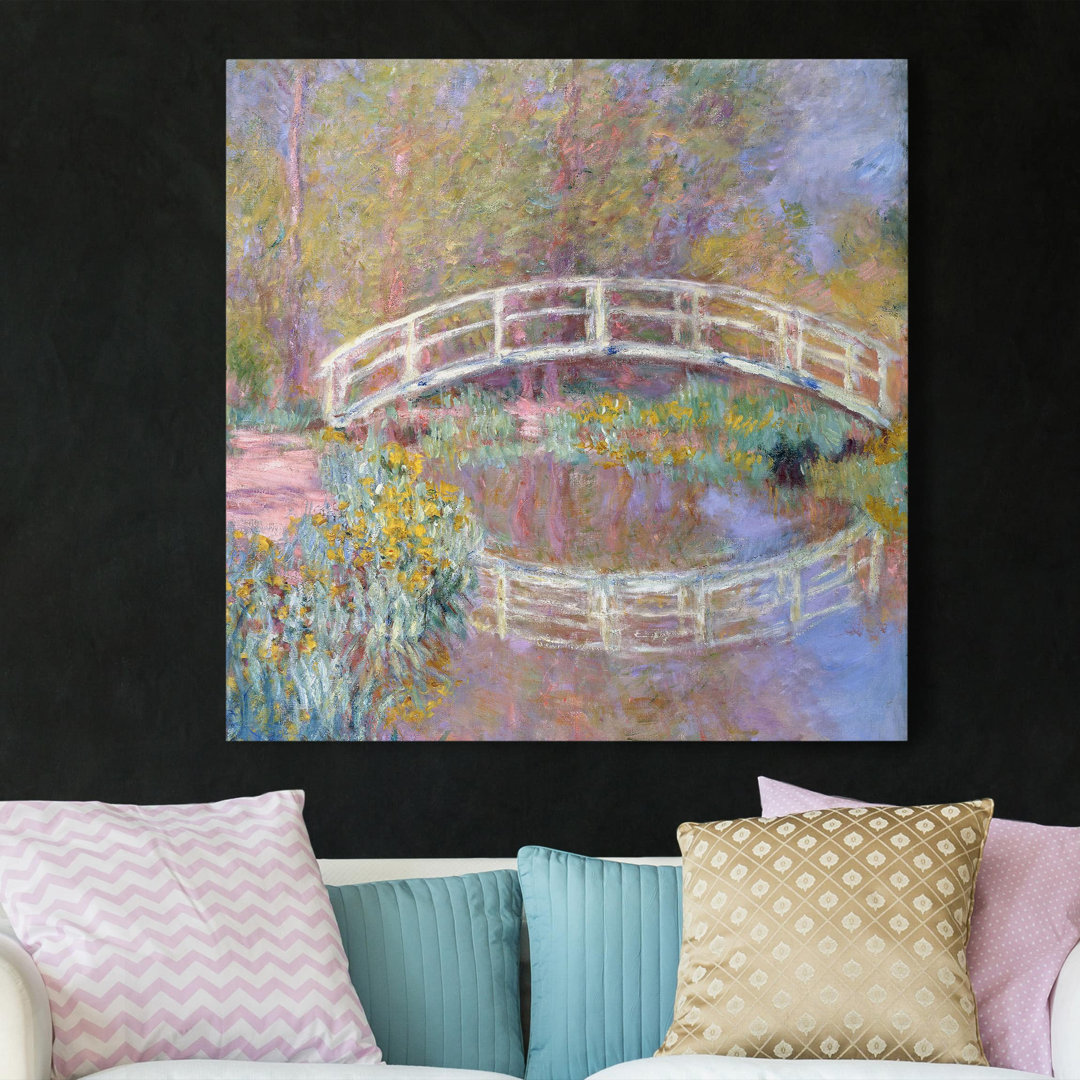 Leinwandbild Bridge in Monet's Garden von Claude Monet