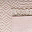 Tapis ivoire / rose en laine tissé à la main Aldeline-954169196