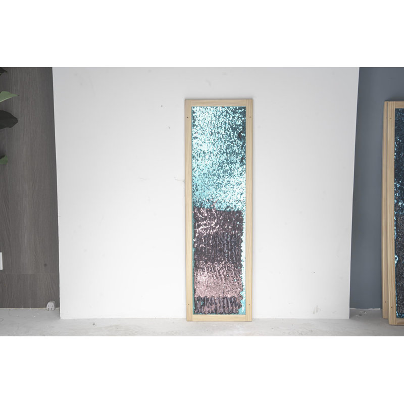 Cadre mural Sequin Sensory - panneau sensoriel en tissu Sequin 39 po x 12 po pour enfants - Tableau à paillettes réversible mural avec plusieurs options de couleurs pour la salle sensorielle, la thérapie et la maison