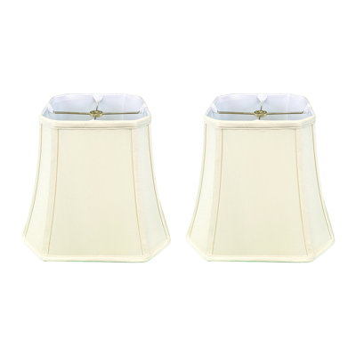 Royal Designs, Inc. BSO-705-12eg-2, abat-jour de base en forme de cloche d'angle, 7,5 x 12 x 10,25, coquille d'œuf, paquet de 2