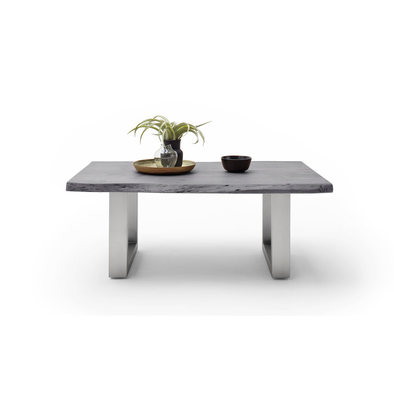 Edmunds coffee table, Grey/Brown/Blue, Stainless steel
